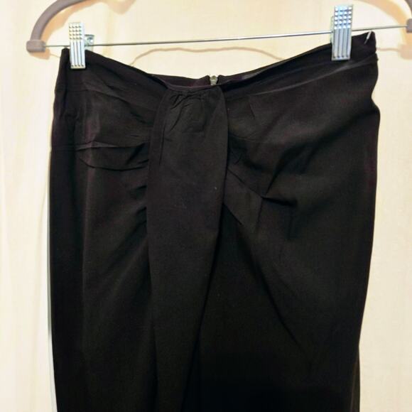 Mes Demoiselles Paris Elegant Tailored Black Maxi Skirt Size 36 Evening Cocktail - Picture 7 of 13